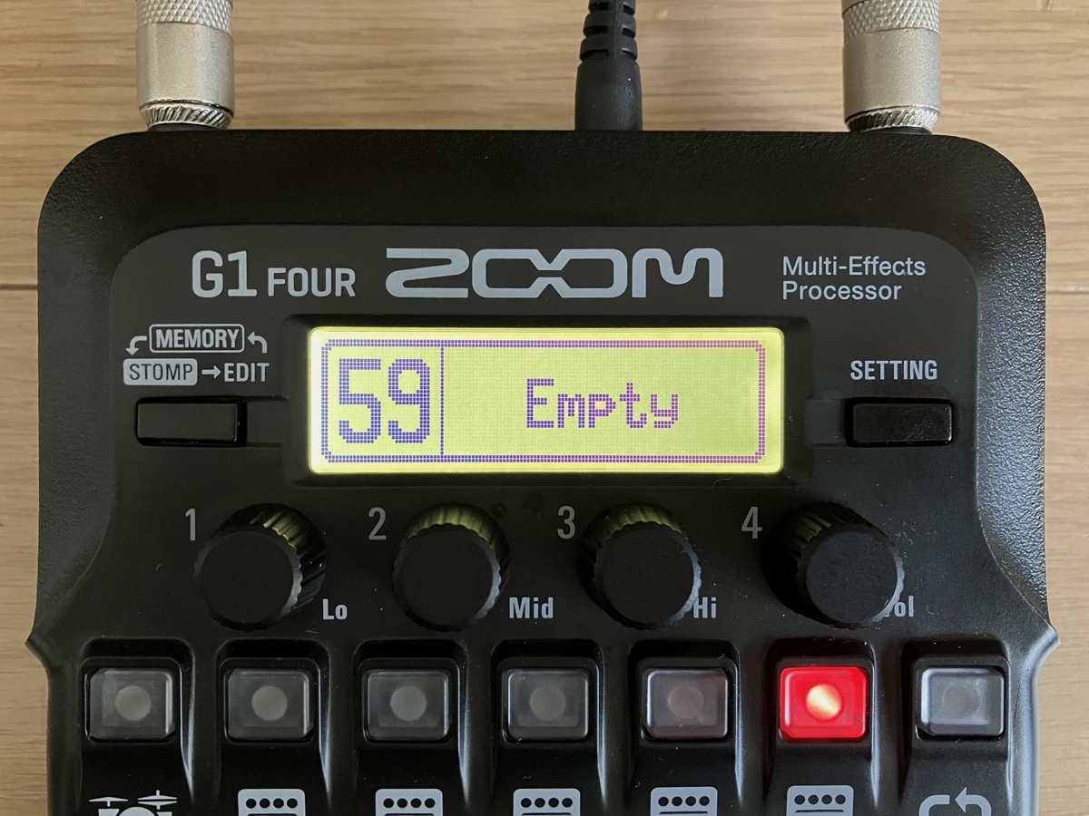 ZOOM G1 FOURの画像です