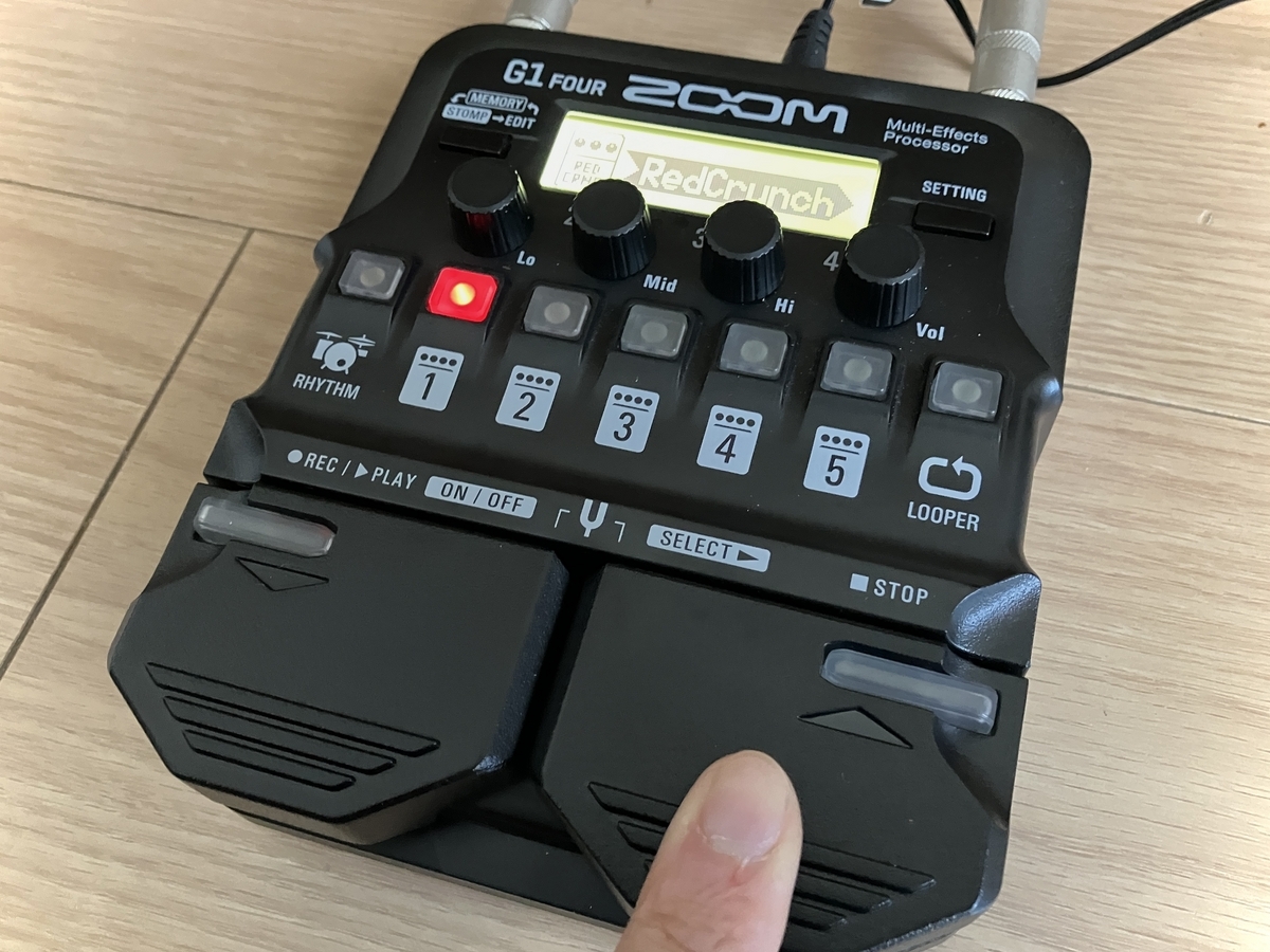 ZOOM G1 FOURの画像です