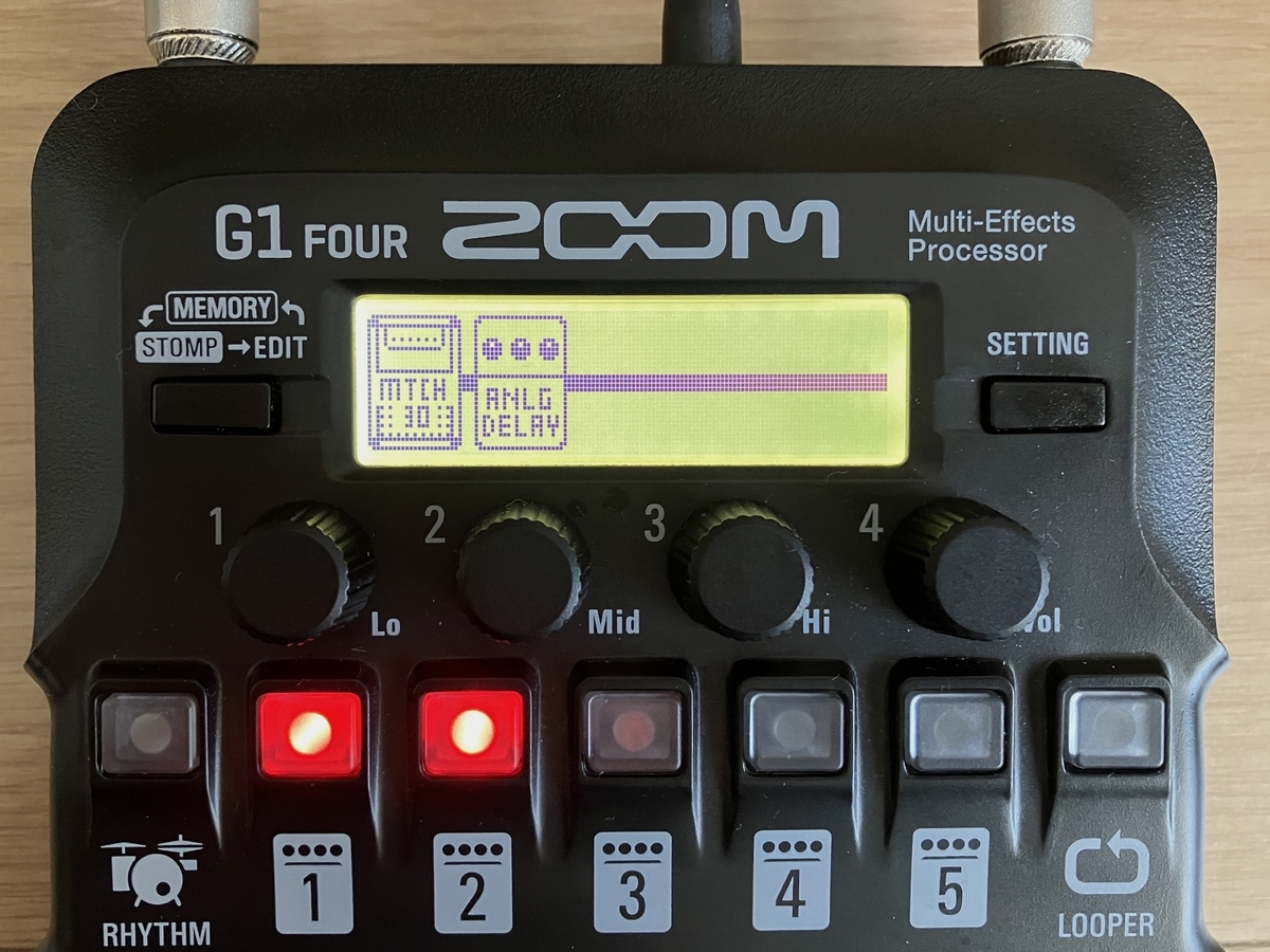 ZOOM G1 FOURの画像です