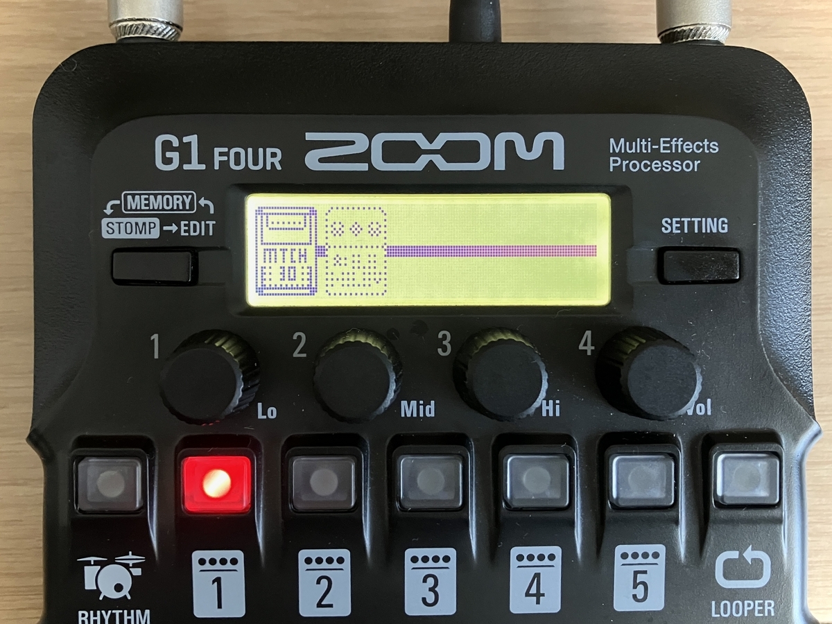 ZOOM G1 FOURの画像です