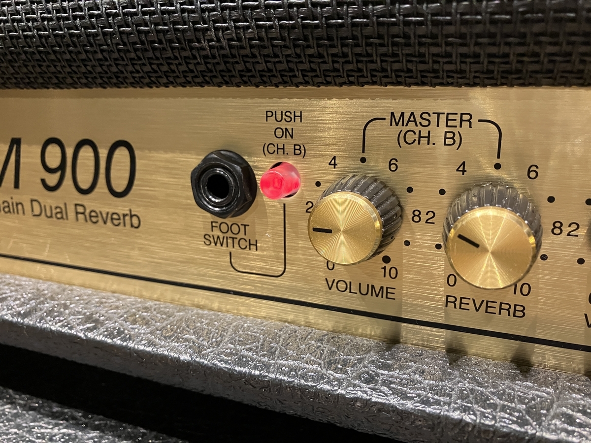 マーシャルJCM900のセッティングの画像です