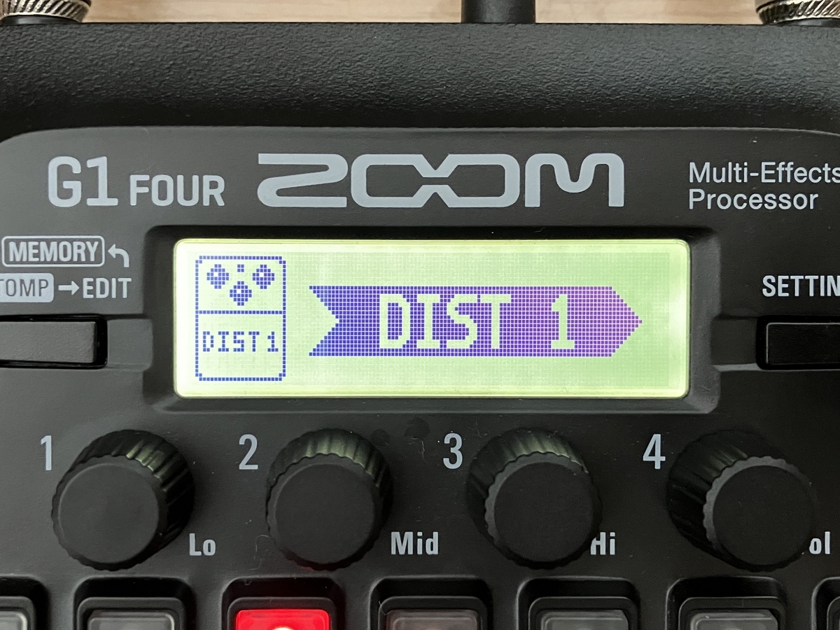 ZOOM G1 FOUR DIST1の画像です