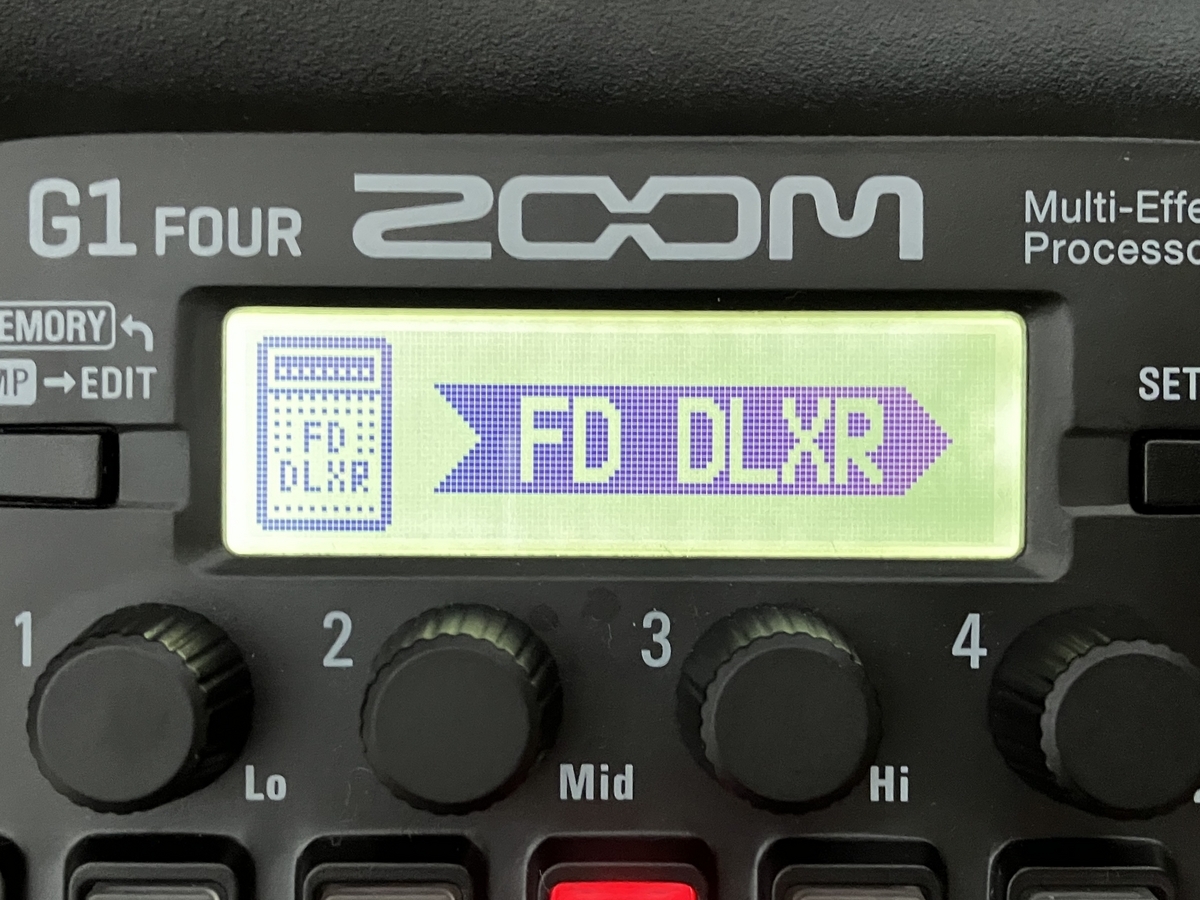 ZOOM G1 FOUR FD DLXRの画像です