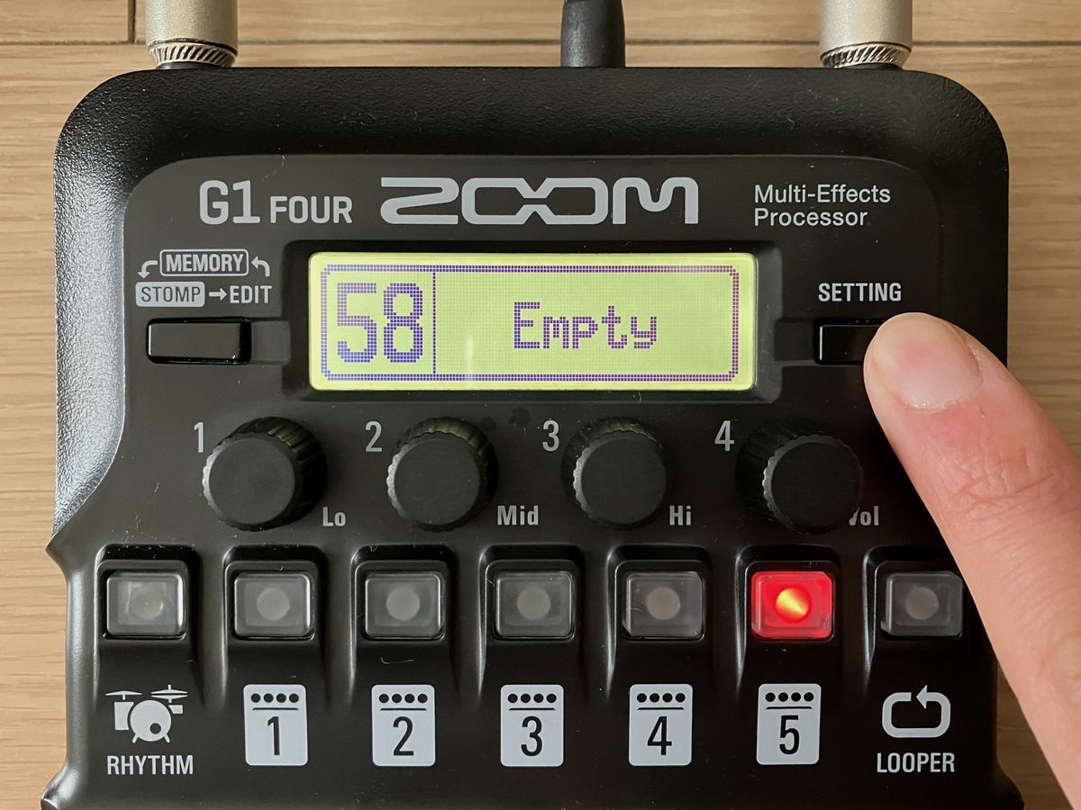 ZOOM G1 FOURの画像です