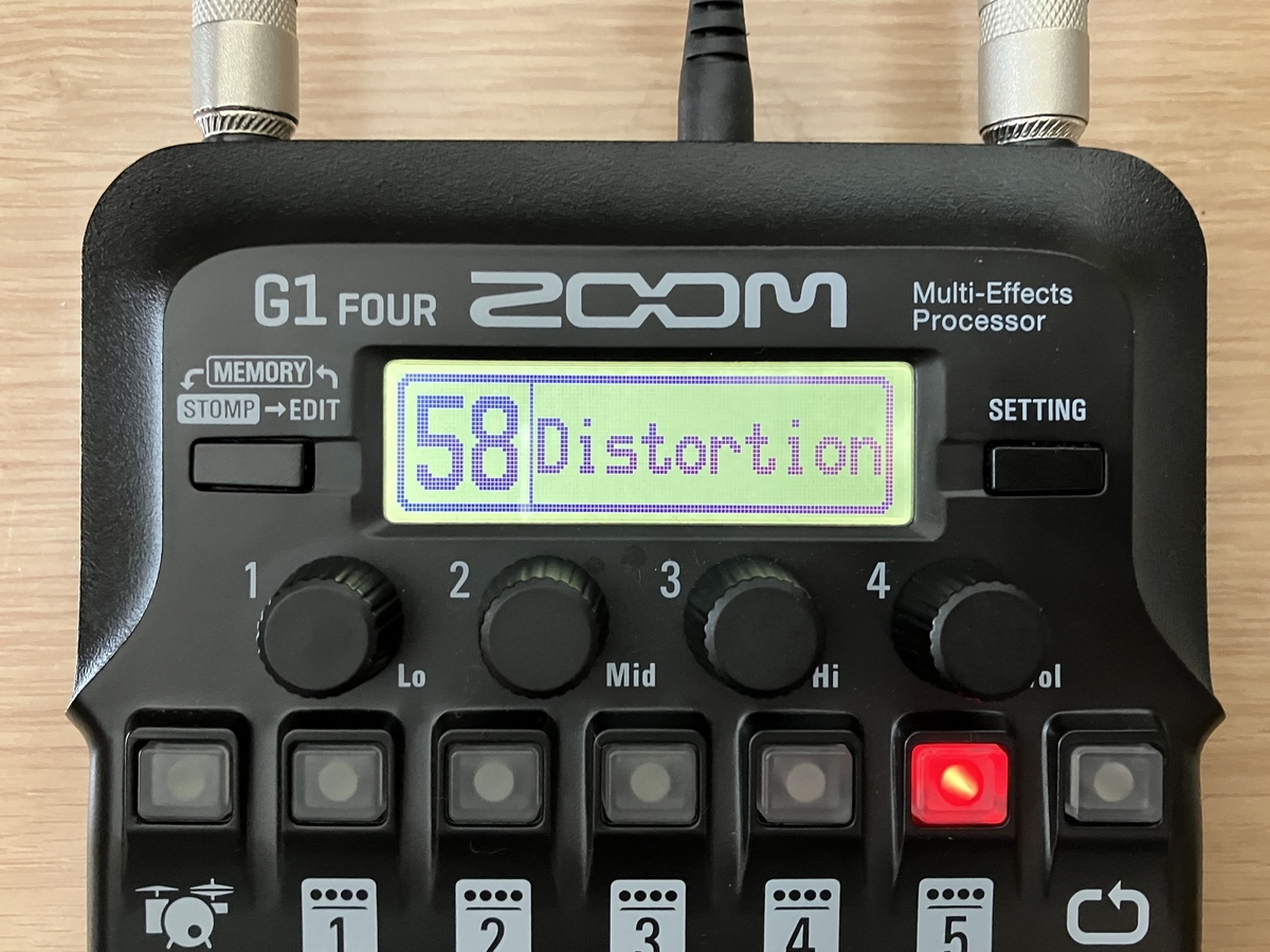 ZOOM G1 FOURの画像です