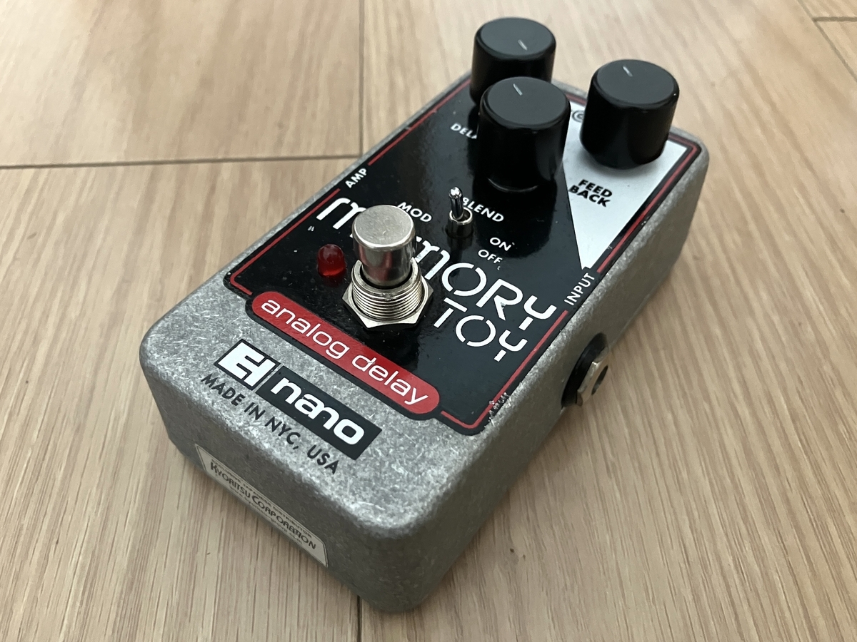 ウォームなアナログディレイ】ELECTRO-HARMONIX Memory Toy