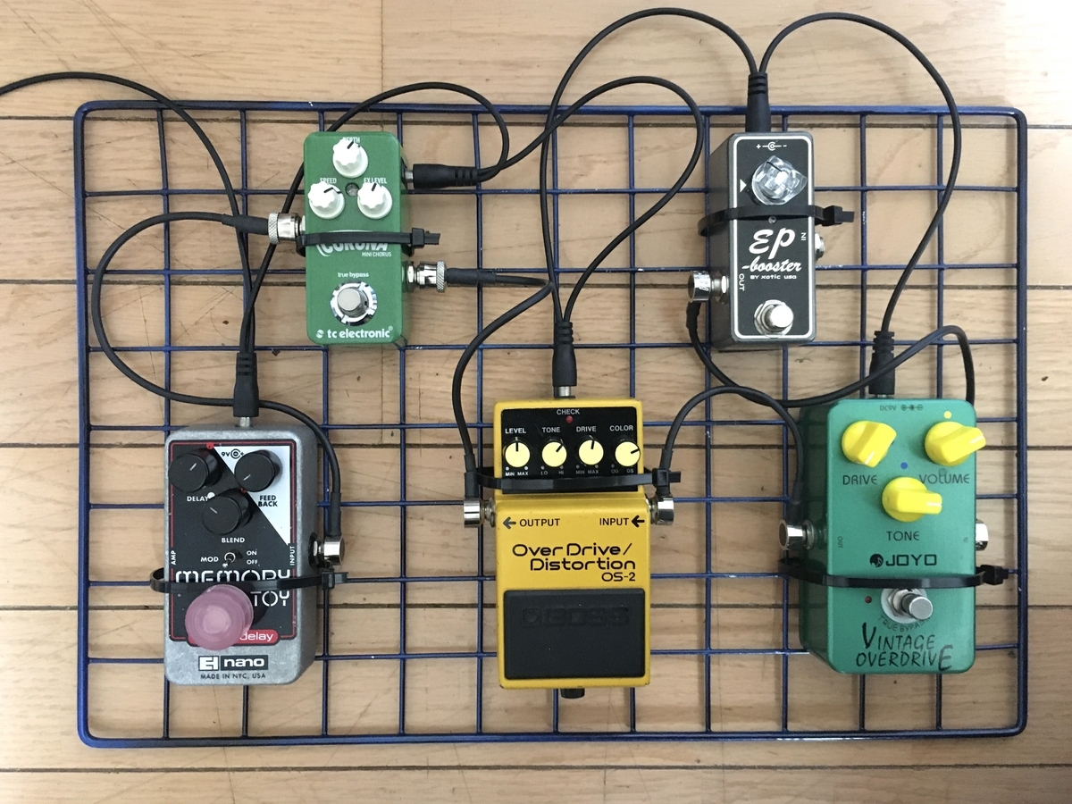 エフェクターボードを100均で自作してみた【結束バンド