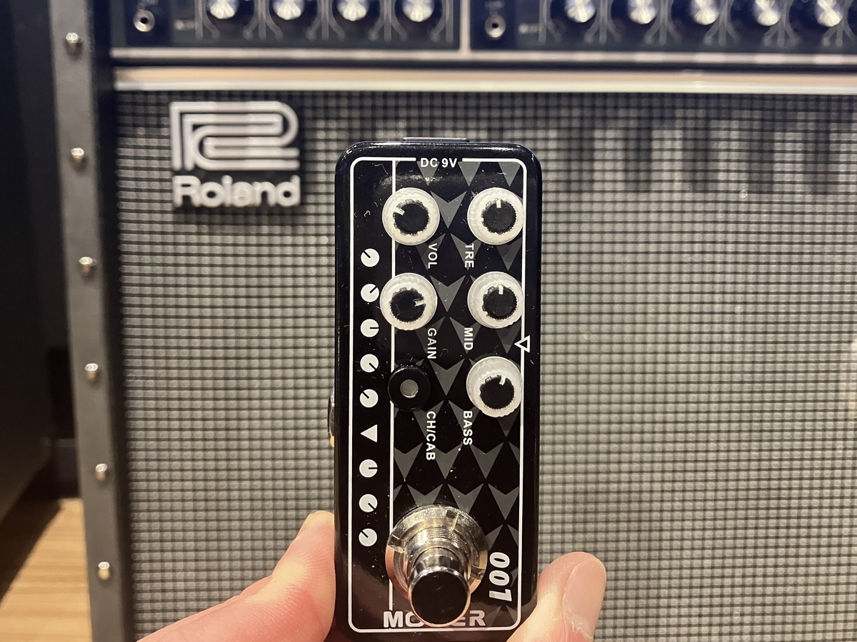 MOOER Micro Preamp 001をJC120で使ってみた【ラウドロックが