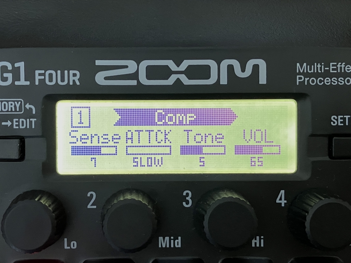 【美品】ZOOM G1 FOUR マルチエフェクトプロセッサー　※説明書あり ZOOM G1 FOUR Guitar Multi-Effects Processor｜ミュージック