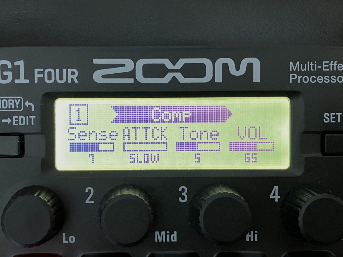 ZOOM G1 FOUR Compの画像です