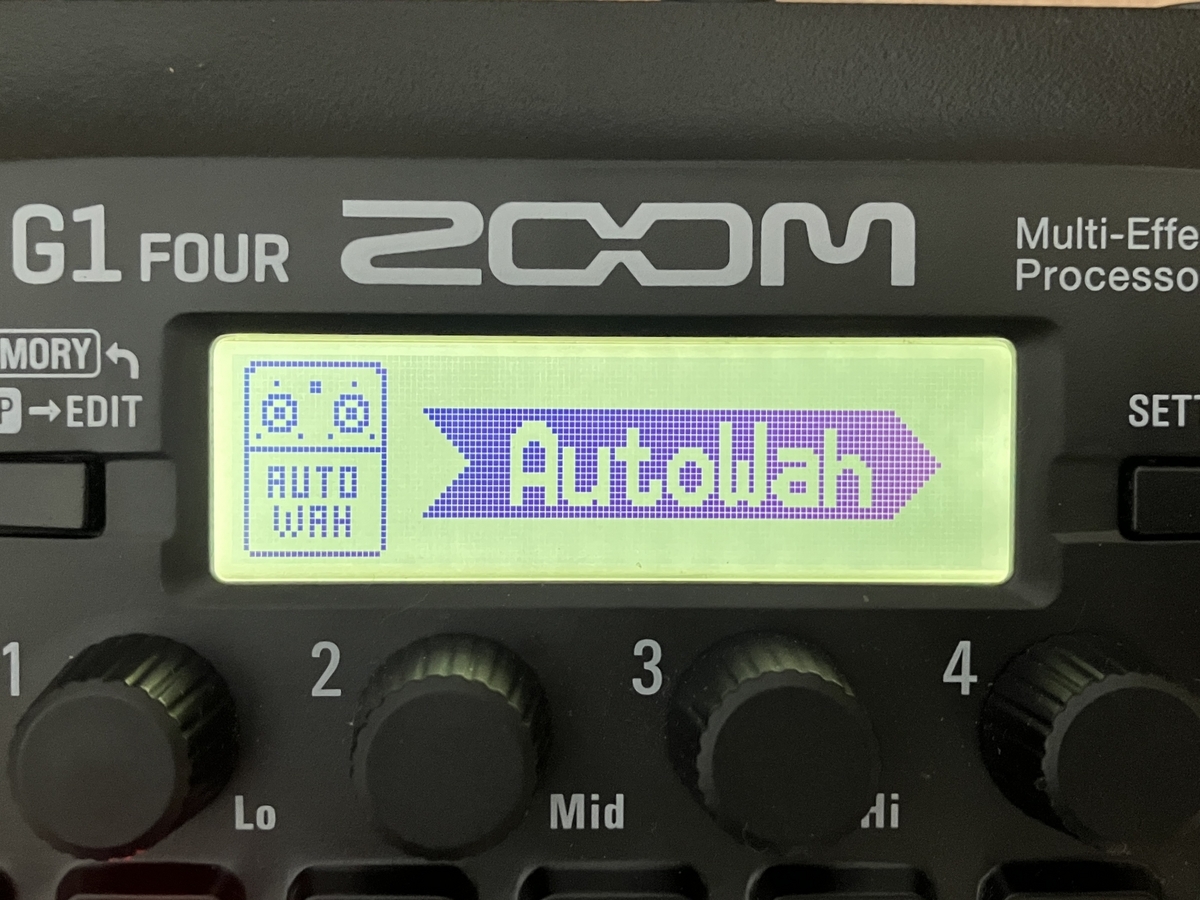 ZOOM G1 FOUR カッティングサウンドの音作りの方法【サンプル