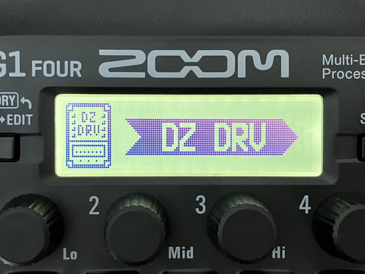 ZOOM G1 FOUR DE DRVの画像です