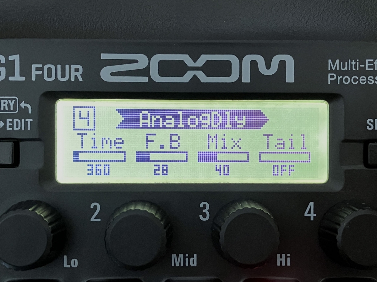 ZOOM G1 FOUR ファズの音作りの方法【手順あり】 - エフェクターノート