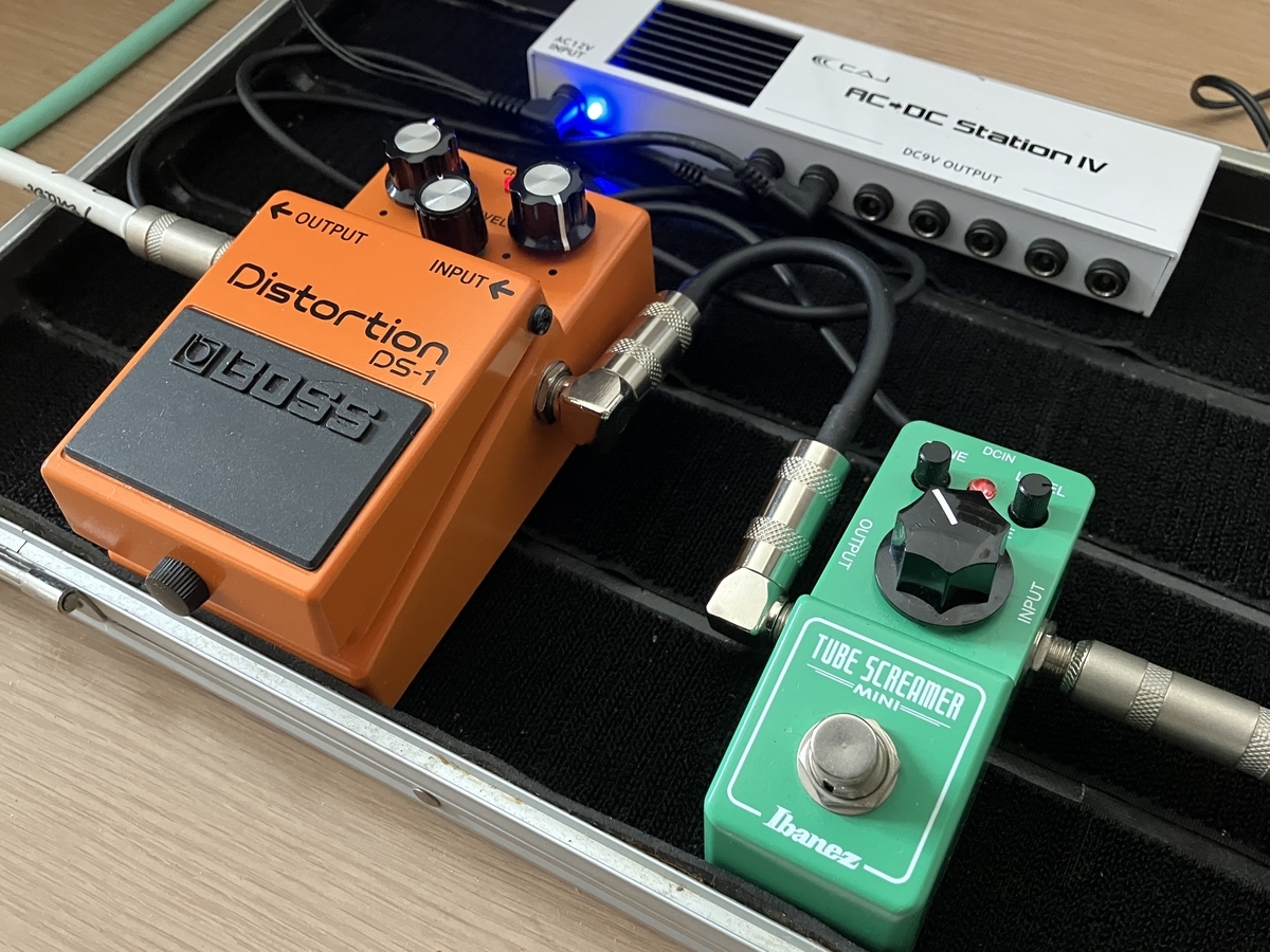 チューブスクリーマーとディストーションを組み合わせる方法