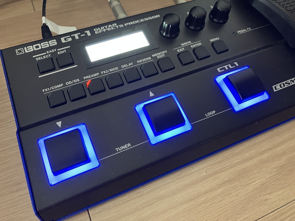 美品★BOSS/GT-1 マルチエフェクター♪教科書/ケース付き BOSS GT-1 純正キャリングケース + 教科書 セット マルチ