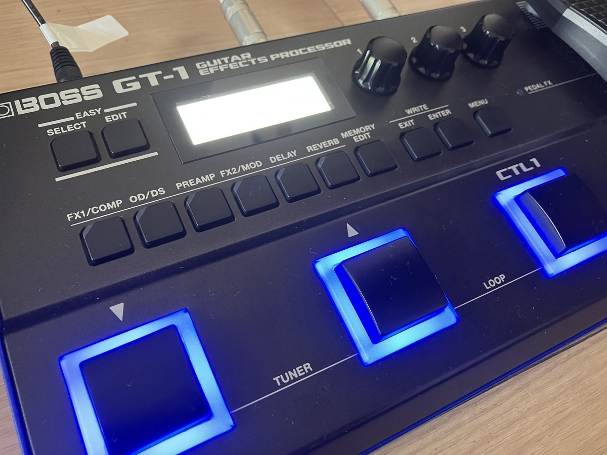 BOSS GT-1 (注意事項あり) BOSS GT-1の使い方】特定のパッチをリセットする方法【手順あり
