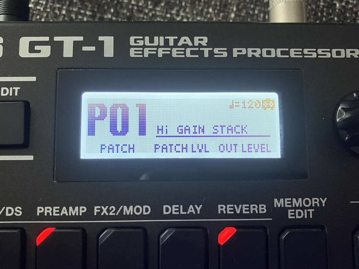 BOSS GT-1】プリセットパッチのおすすめはどれ？【JC-120で試し
