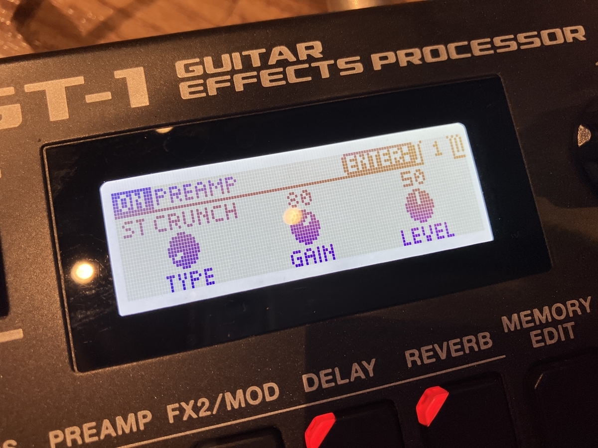 BOSS GT-1】PREAMP・アンプモデルのおすすめはどれ？【JC-120で