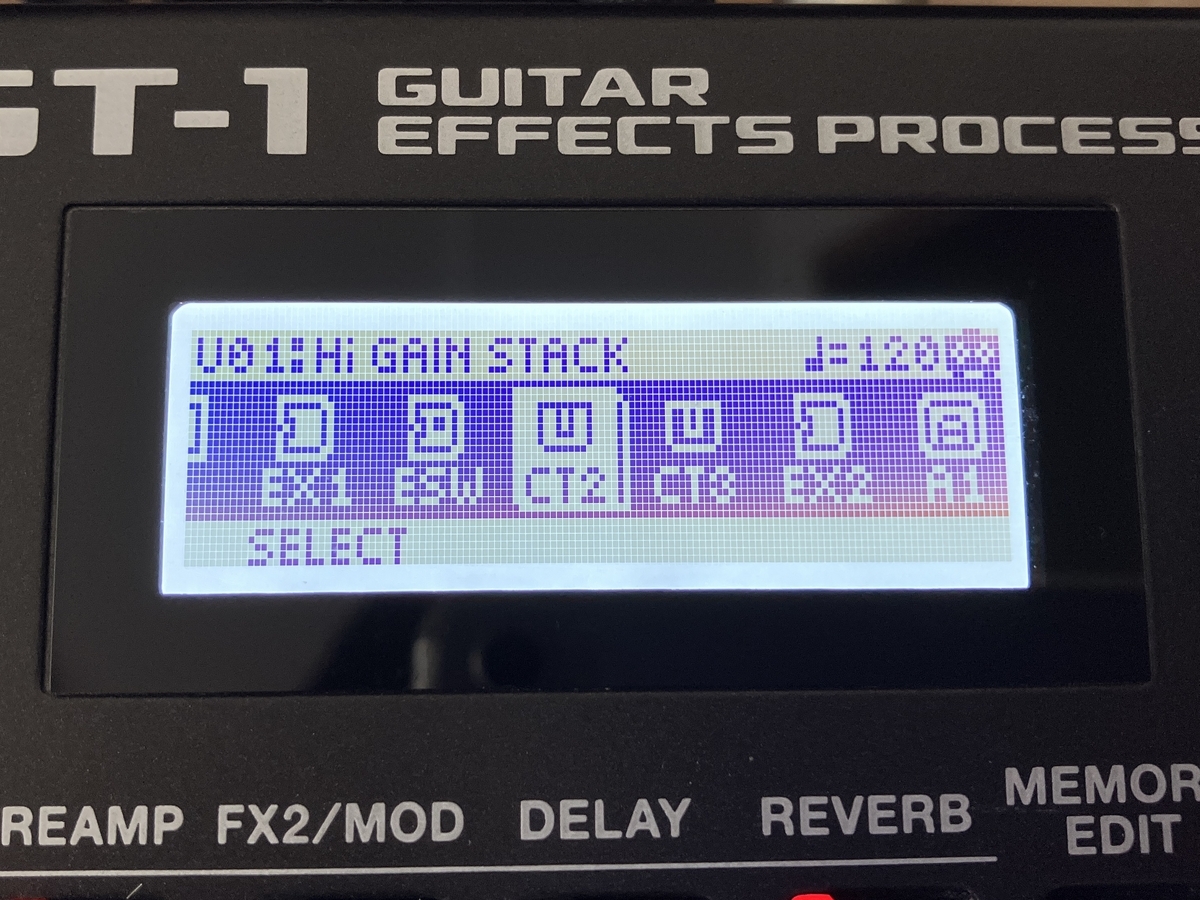 BOSS GT-1のCT2の画像です
