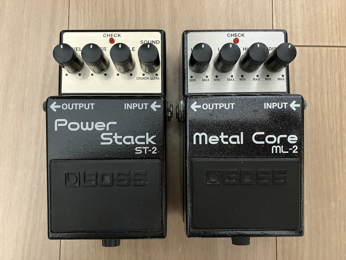 BOSS ST-2とBOSS ML-2の画像です