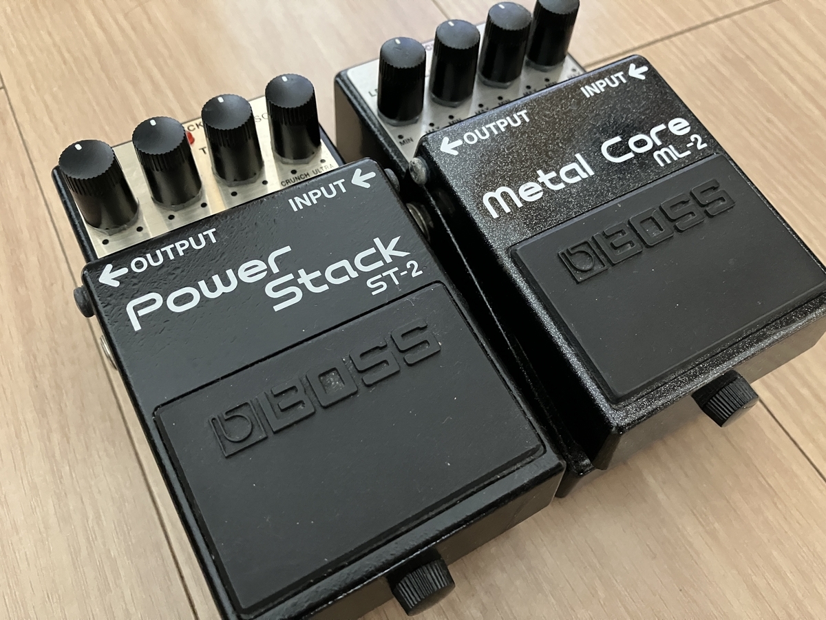 BOSS ST-2とBOSS ML-2を比較しました【見た目は似ているが音は違う