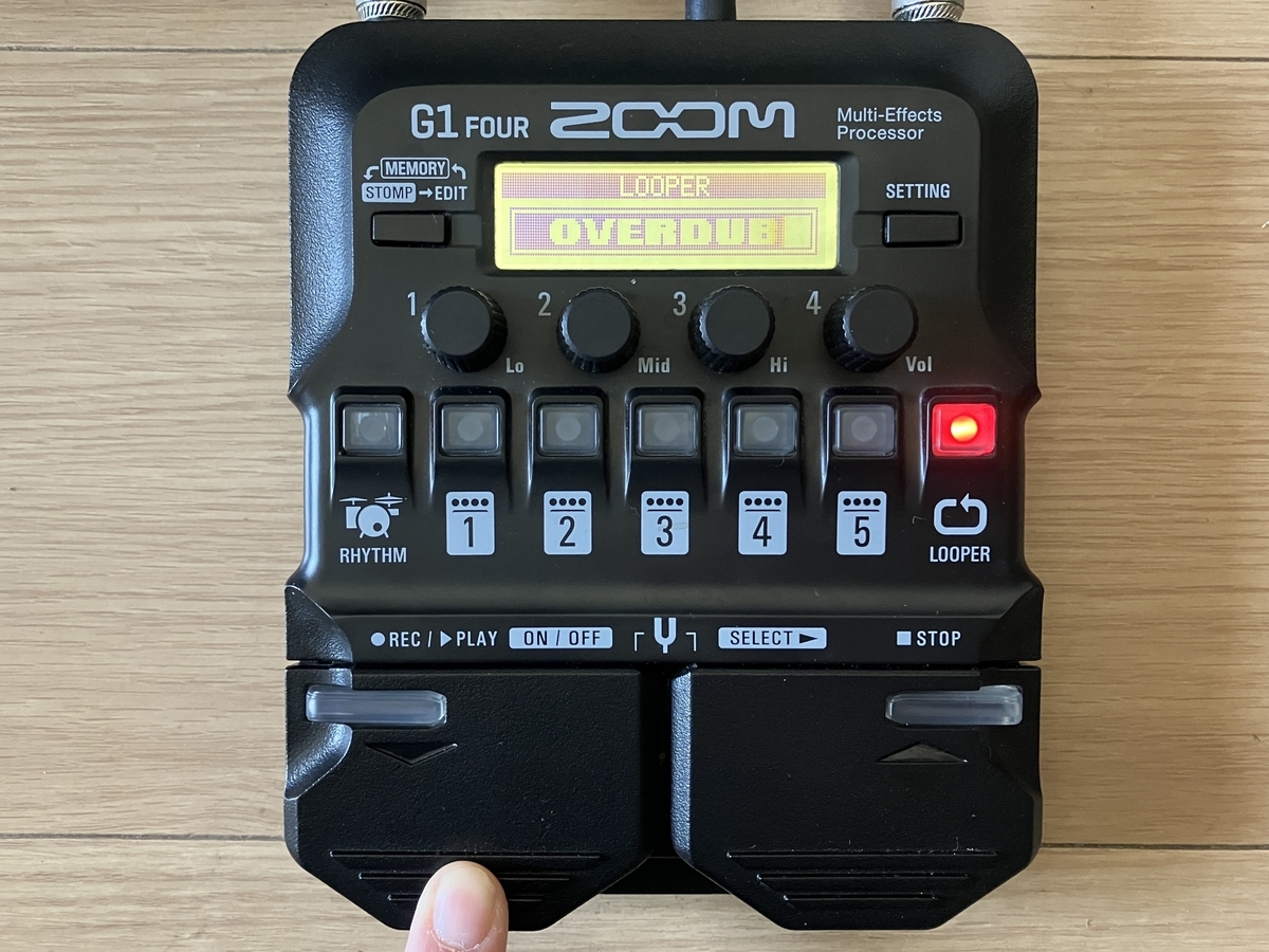 ZOOM G1XFOUR  マルチエフェクター、ルーパー ZOOM G1X FOUR Multi-Effects Processor マルチエフェクター
