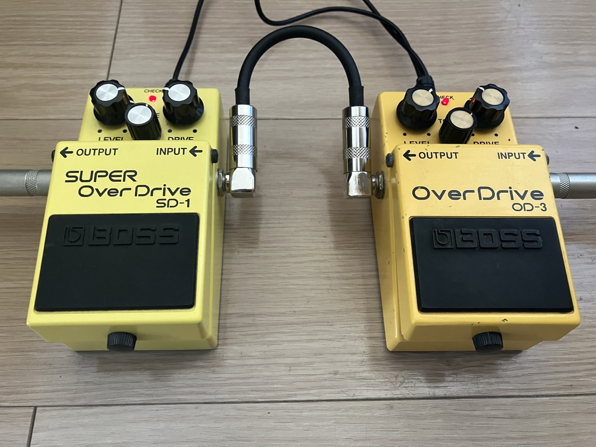 BOSS OD-3とBOSS SD-1の画像です