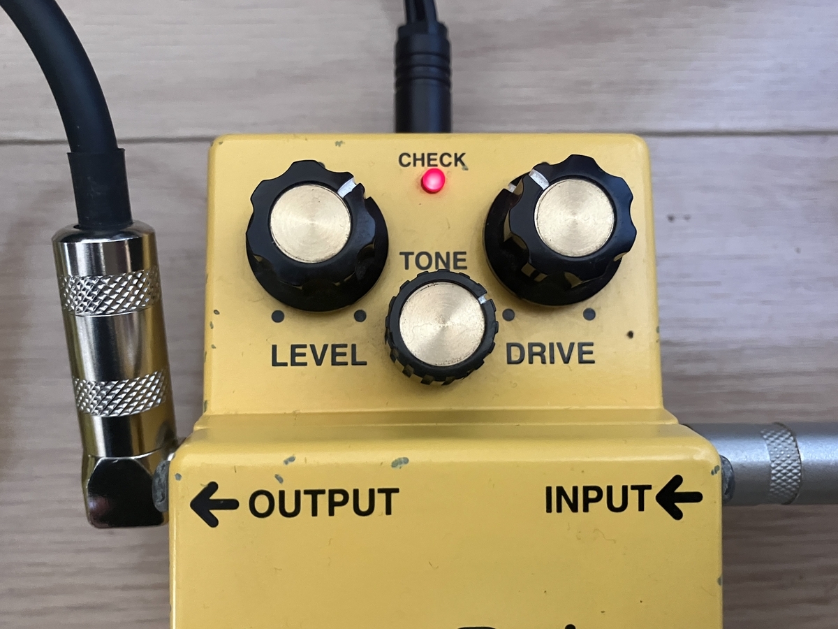 BOSS  OD-3のセッティング画像です