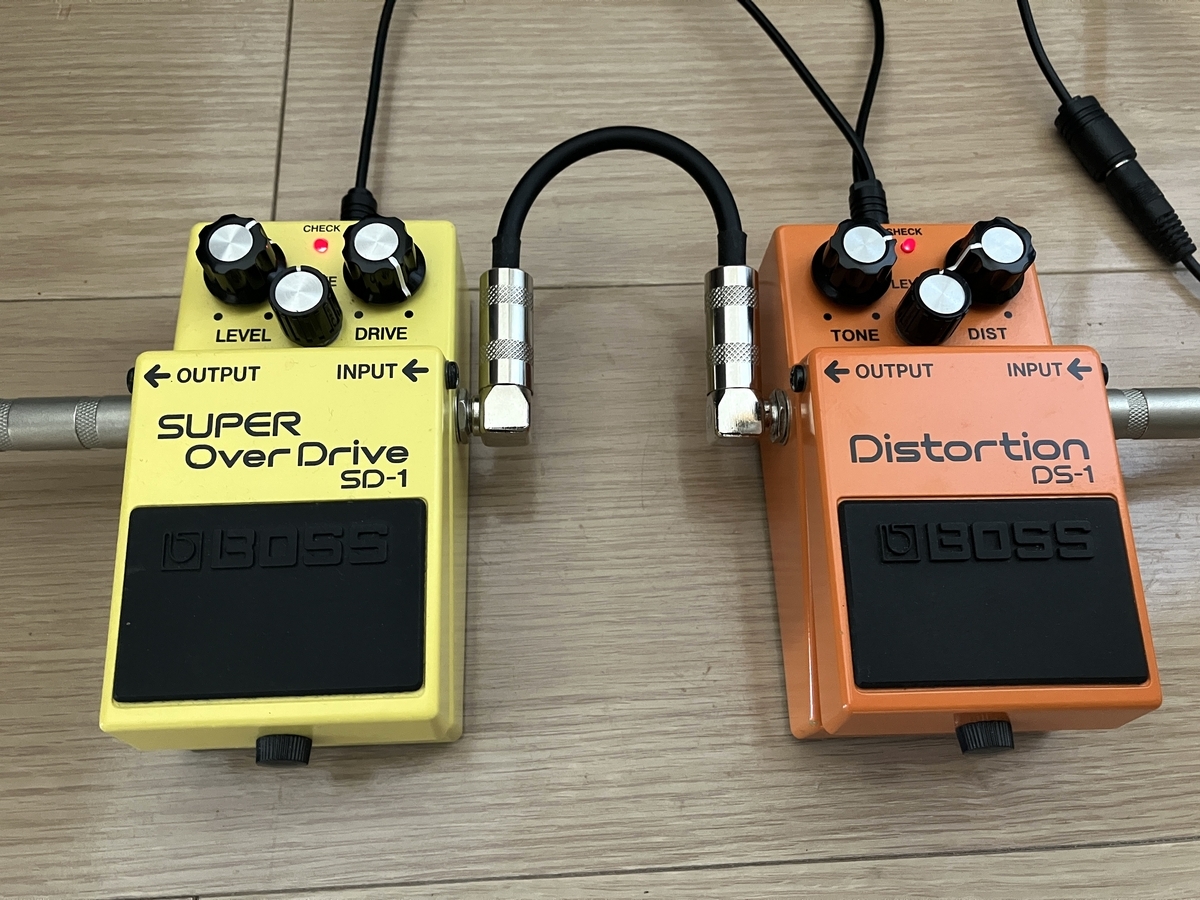 BOSS DS-1とBOSS SD-1の画像です