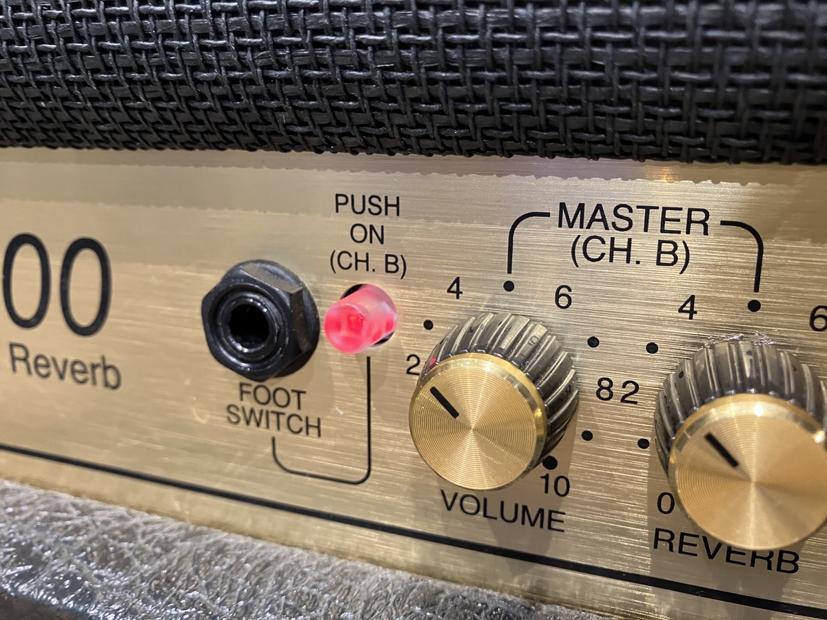 Marshall JCM900のリードチャンネルの画像です