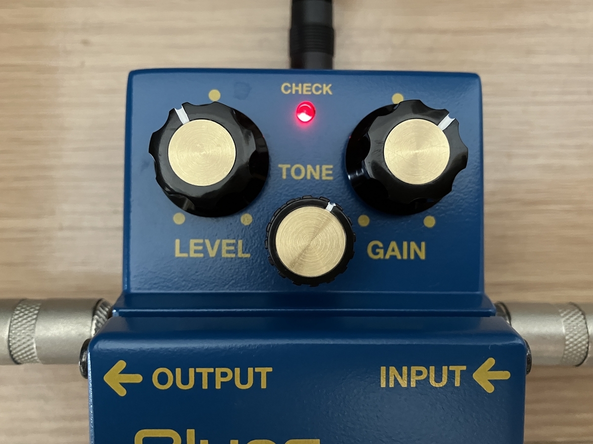 BOSS BD-2 ブルースドライバーのオーバードライブセッティング例の画像です