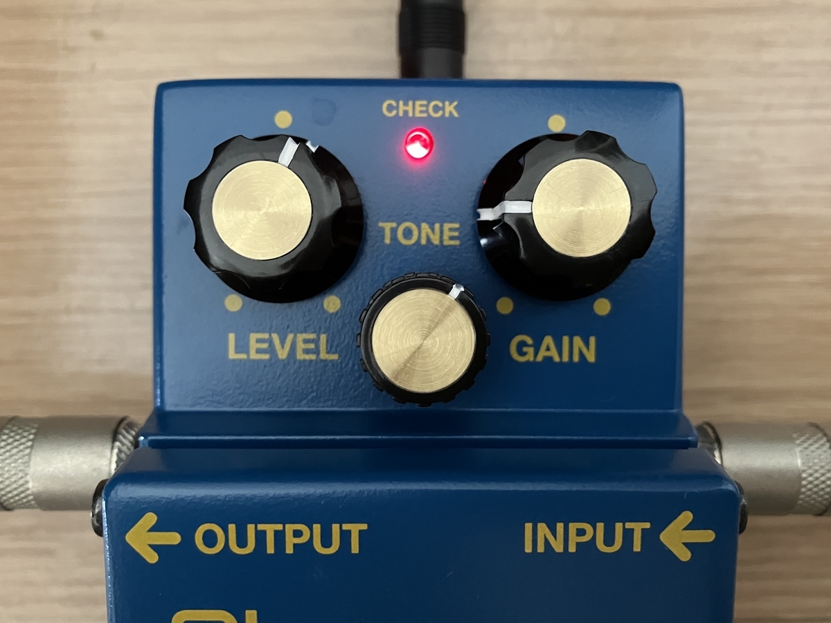 BOSS BD-2 ブルースドライバーのクランチセッティング例の画像です