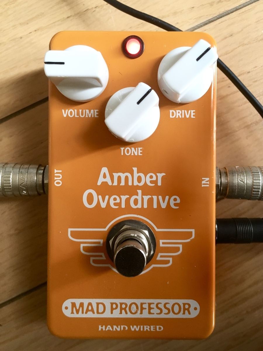 MAD PROFESSOR Amber Overdrive HAND WIREDの画像です