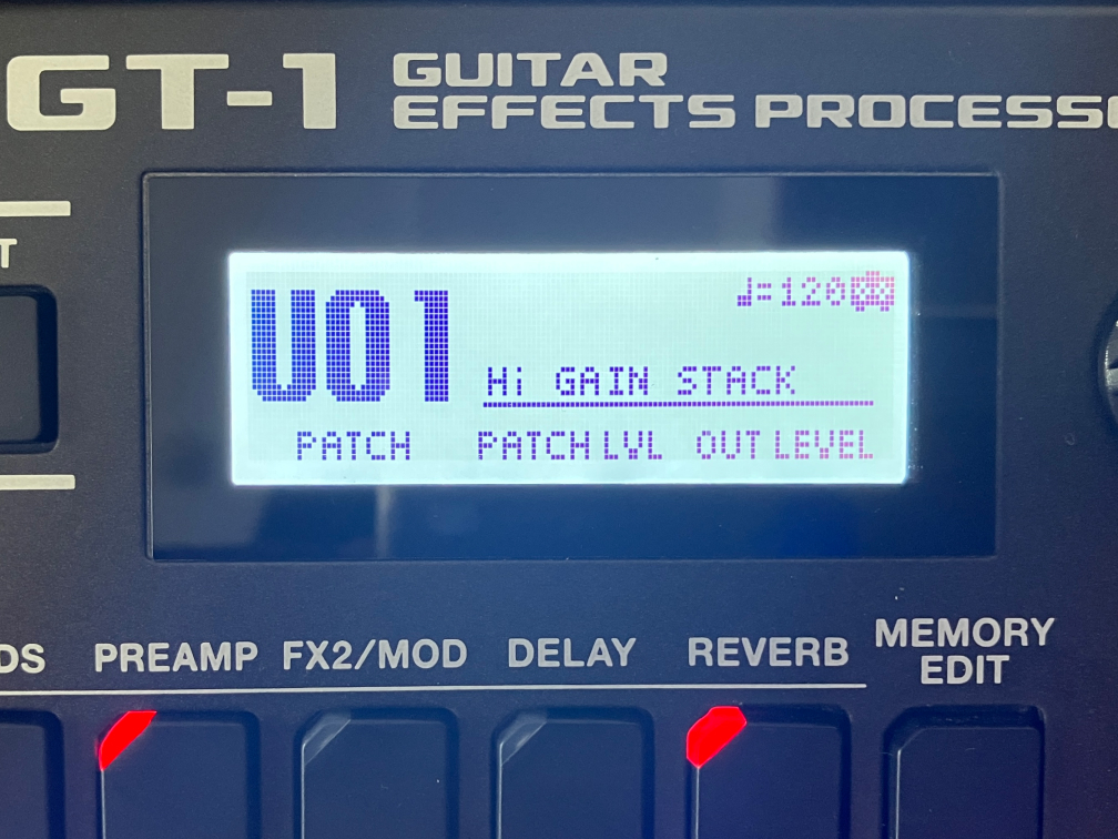 初心者向け】BOSS GT-1の使い方をまとめました【基本操作から