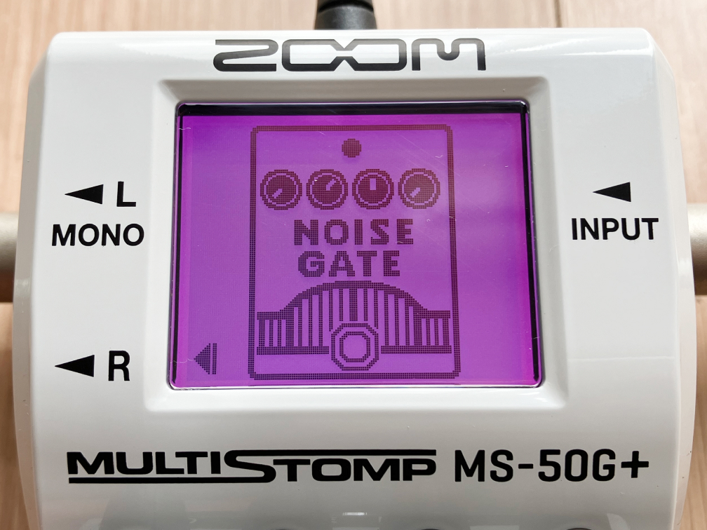 ZOOM MS-50G+のNOISE GATEの画像です