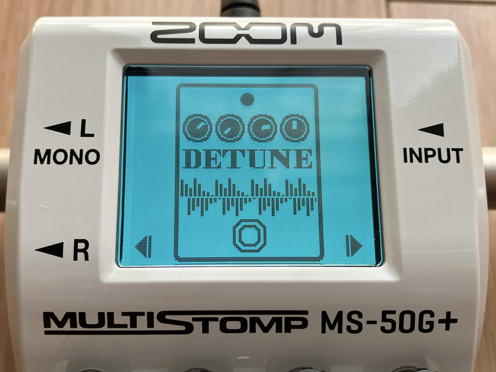 ZOOM MS-50G+のDETUNEの画像です