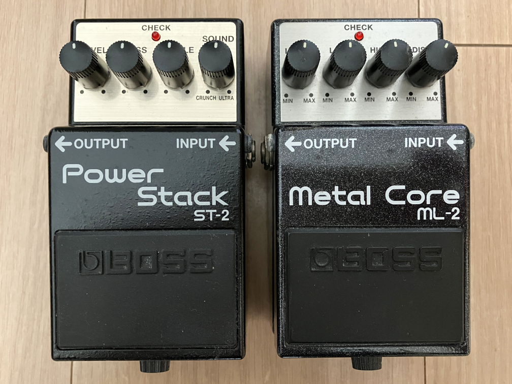 BOSS ST-2とBOSS ML-2の画像です