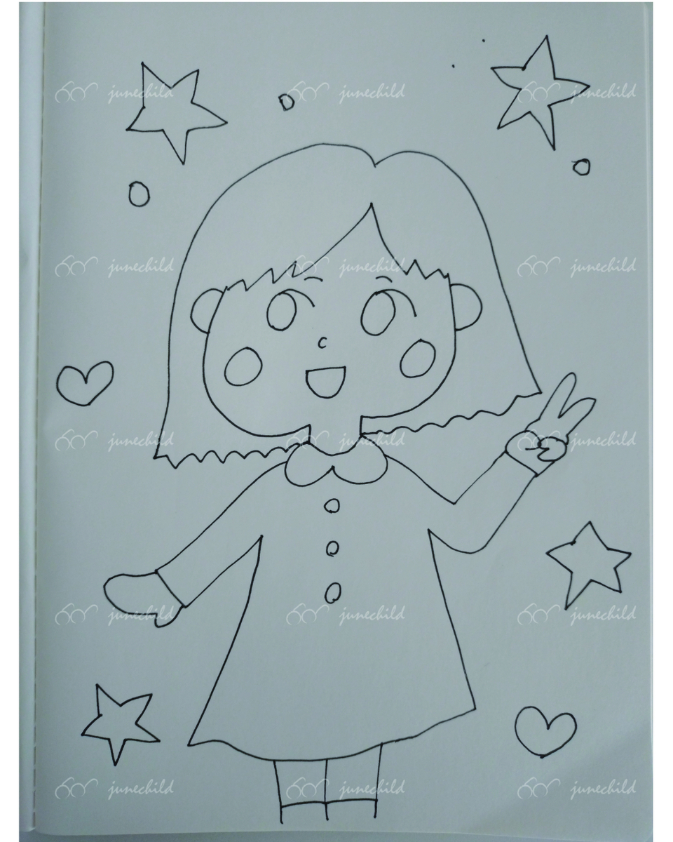 紙に描いた線画の読み込み 画像