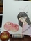 仲間おじいさんBに頂いたりんご描く