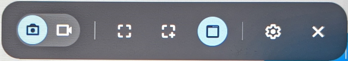 ウィンドウのスクリーンショット