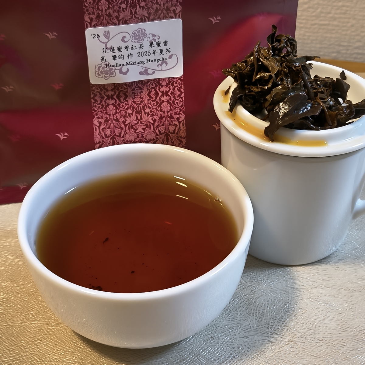 今日のお茶（7）花蓮蜜香紅茶果蜜香2025年夏茶（ティーマーケット