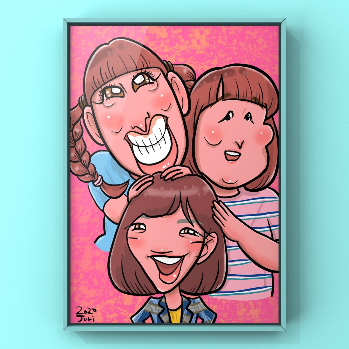 3時のヒロインの似顔絵