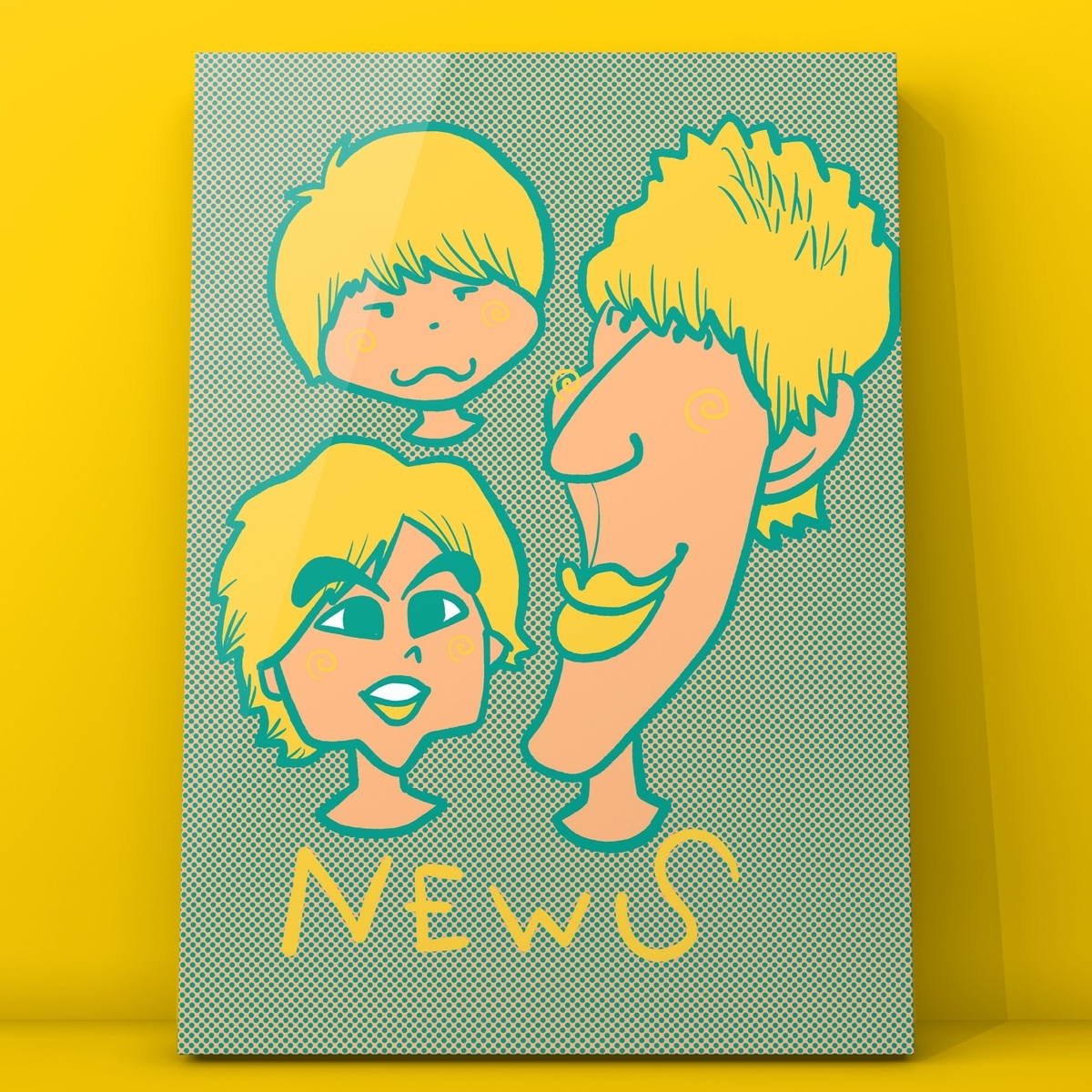 NEWSの似顔絵