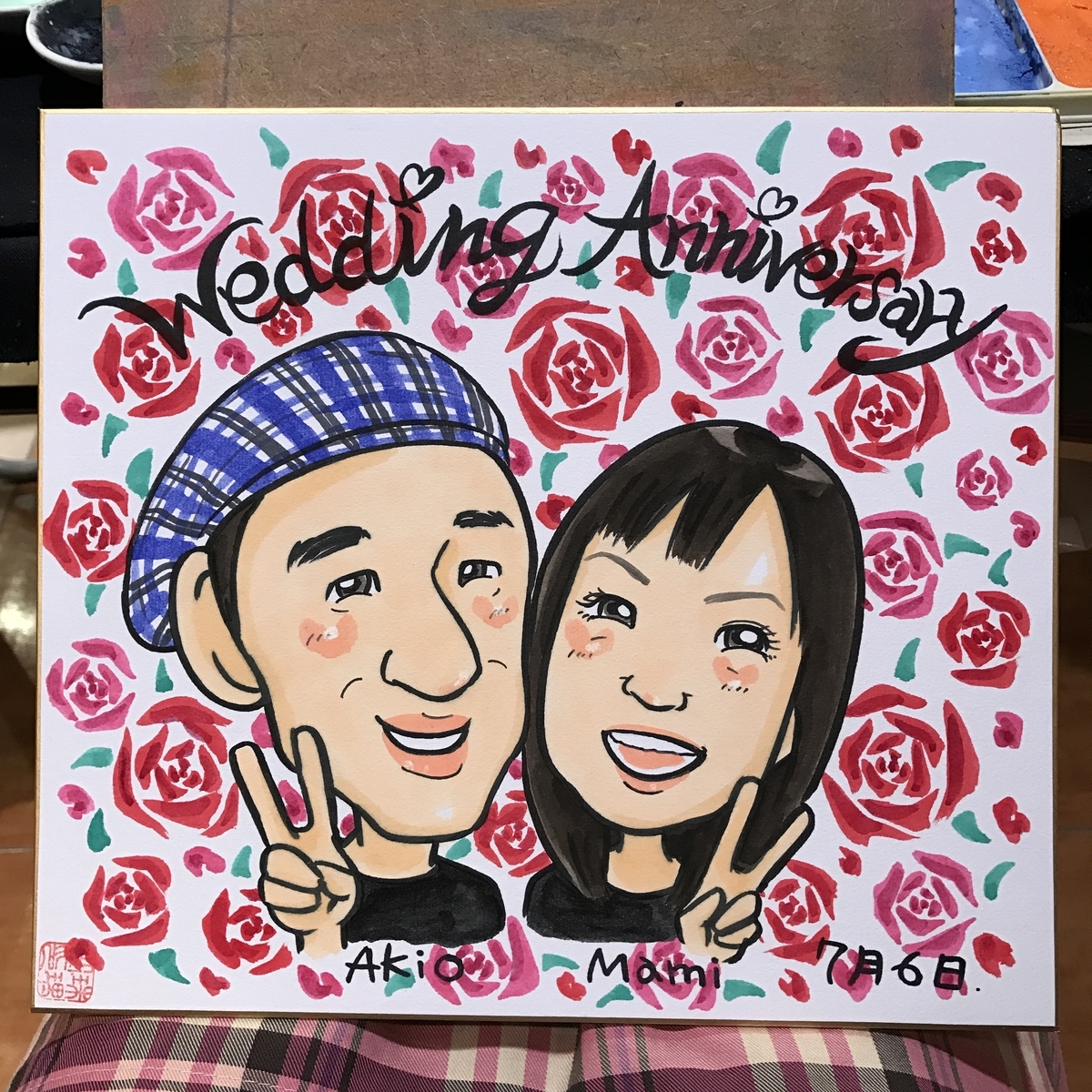 記念日の似顔絵ギフト