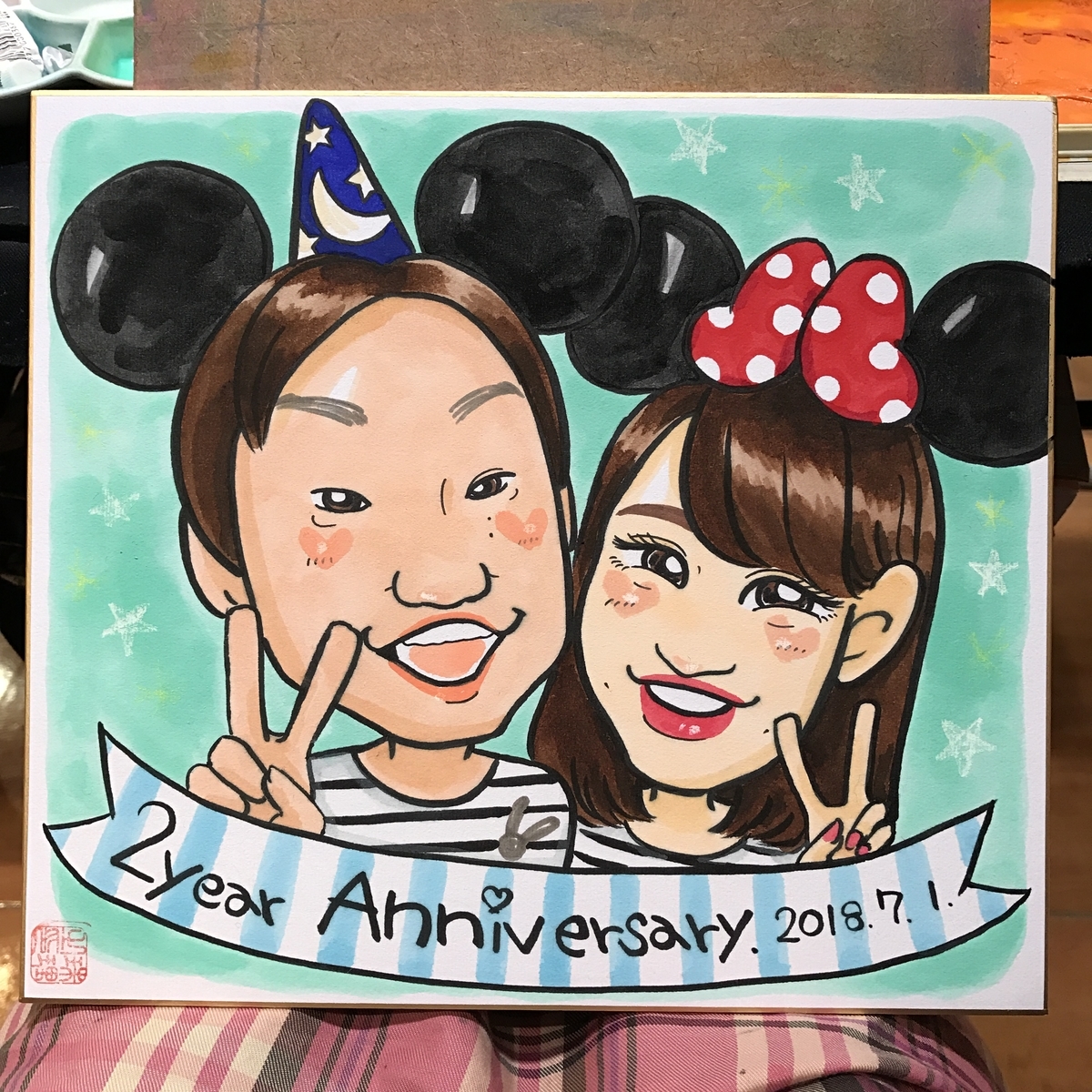 記念日の似顔絵ギフト