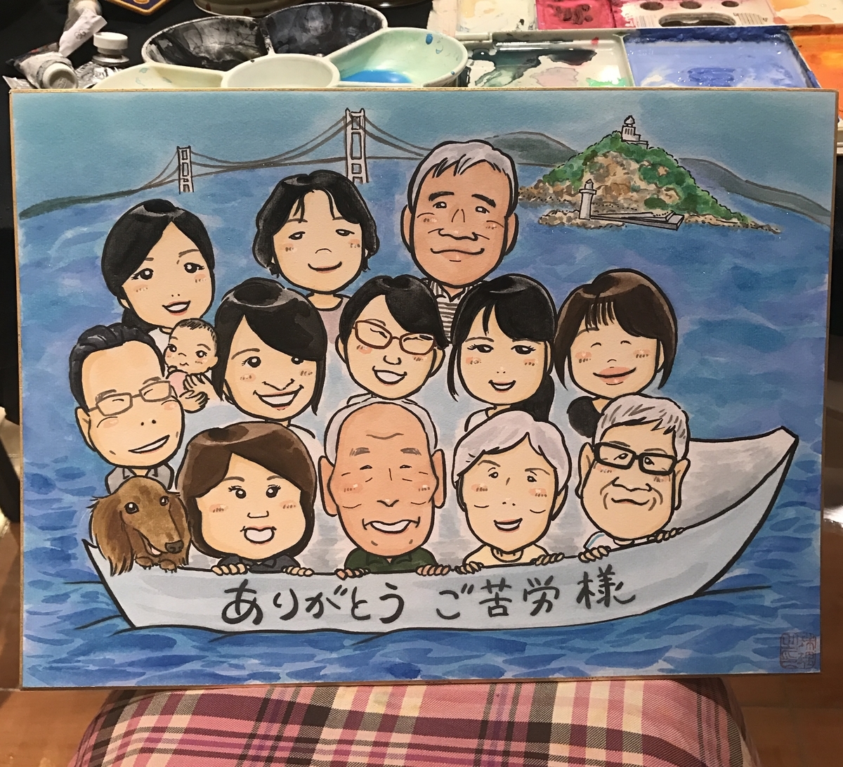 ギフト似顔絵