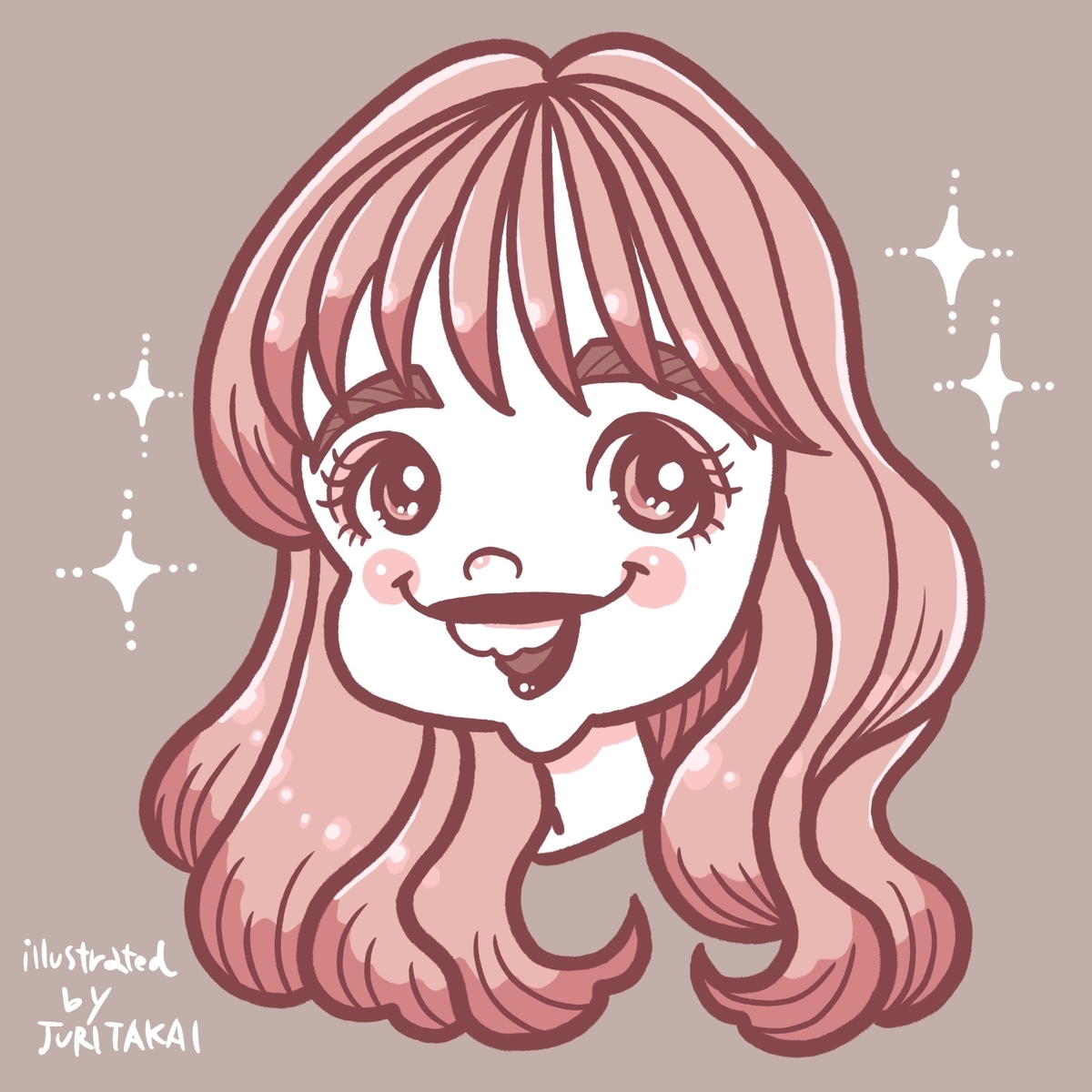 藤田ニコルの似顔絵 - 北海道札幌の似顔絵オンラインショップ 似顔絵