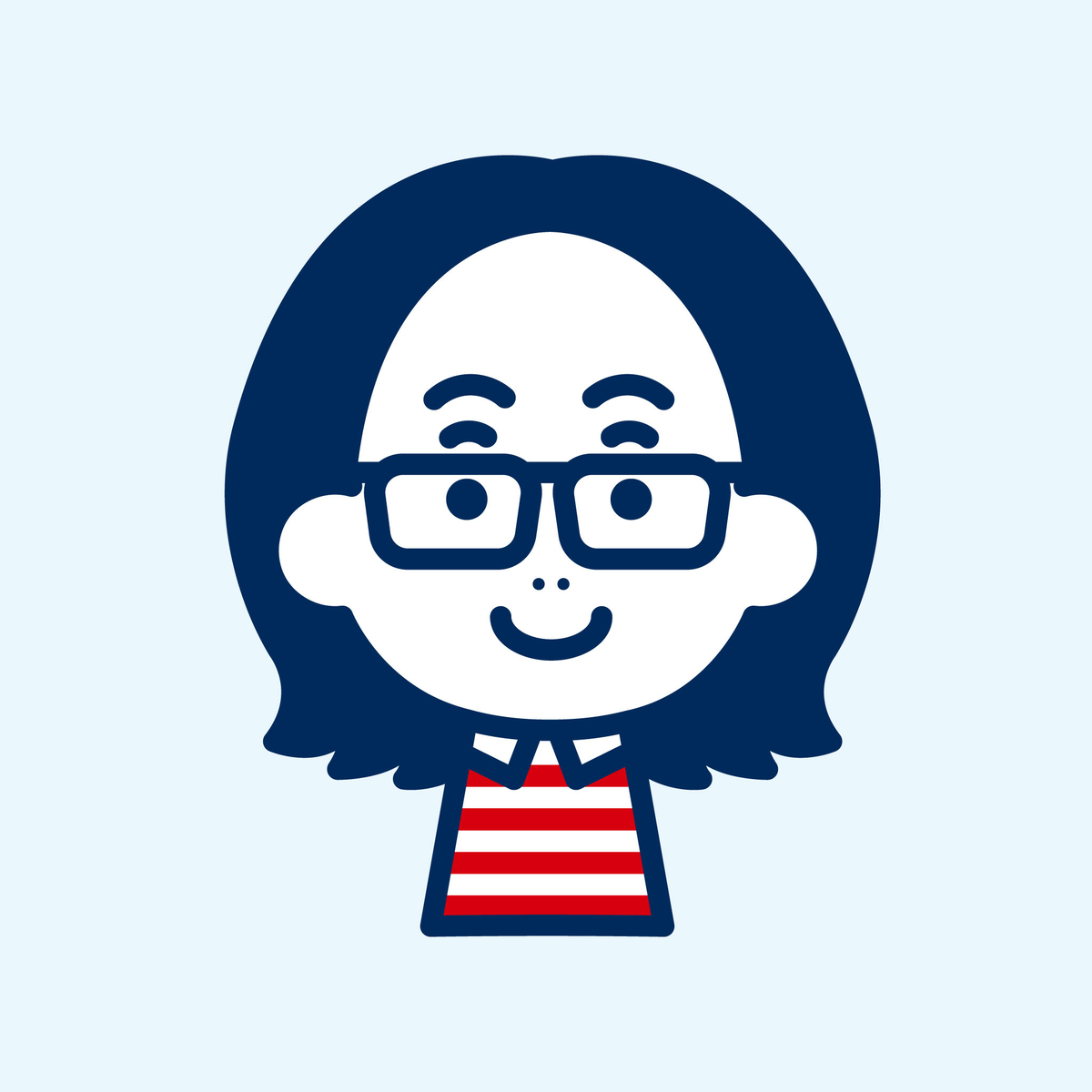 高井じゅりの似顔絵アイコン