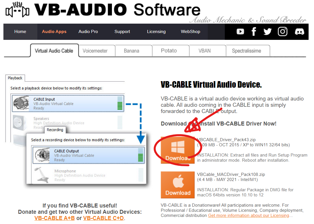 インスタントリプレイにディスコードや音楽の音をいれないで録音する フリーソフトvb Cable Juto Uの備忘録