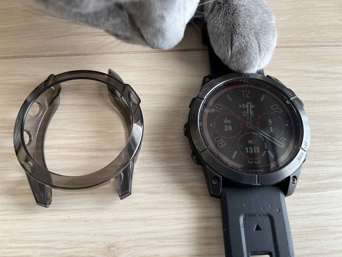 Garmin fenix 7X のカバーを購入したので安心してジムのプールで